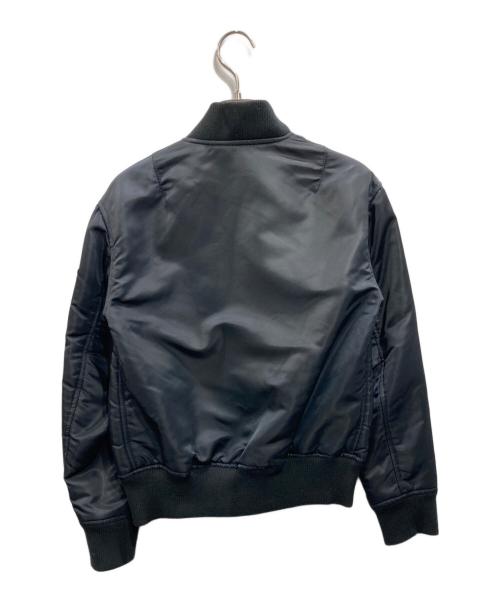 MURRAL（ミューラル）MURRAL (ミューラル) フリルMA-1ジャケット ブラック サイズ:36の古着・服飾アイテム