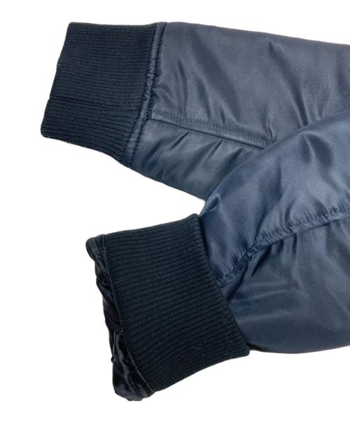 MURRAL（ミューラル）MURRAL (ミューラル) フリルMA-1ジャケット ブラック サイズ:36の古着・服飾アイテム