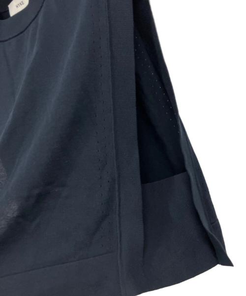 HYKE（ハイク）HYKE (ハイク) CROPPED TOP SWEATER ネイビー サイズ:FREEの古着・服飾アイテム