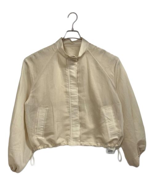 RAY BEAMS（レイ ビームス）RAY BEAMS (レイ ビームス) オーガンジーシアーブルゾン ベージュ サイズ:FREE 未使用品の古着・服飾アイテム