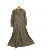 La TOTALITEラ ト―タリテ）の古着「ラグランタックフレアーワンピース」｜ブラウン