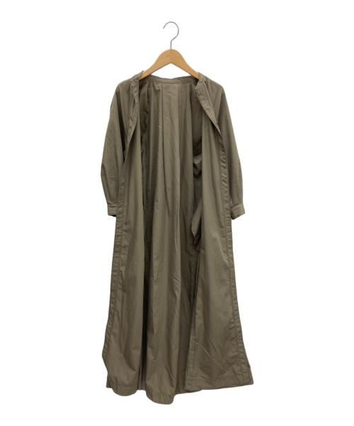 La TOTALITE（ラ ト―タリテ）La TOTALITE (ラ ト―タリテ) ラグランタックフレアーワンピース ブラウン サイズ:FREEの古着・服飾アイテム