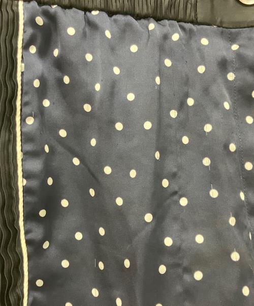 sacai（サカイ）sacai (サカイ) ポルカドットサイドプリーツパンツ ネイビー サイズ:1の古着・服飾アイテム