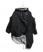 PUMA×ANREALAGEプーマ×アンリアレイジ）の古着「2in1 longcoat」｜ブラック