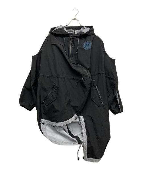 PUMA（プーマ）PUMA (プーマ) ANREALAGE (アンリアレイジ) 2in1 longcoat ブラック サイズ:Mの古着・服飾アイテム