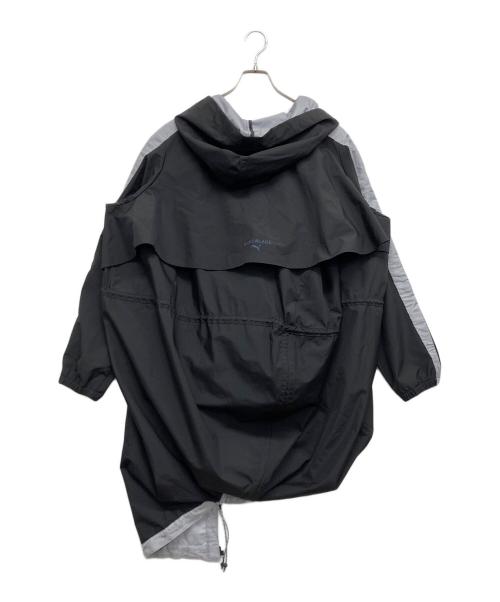 PUMA（プーマ）PUMA (プーマ) ANREALAGE (アンリアレイジ) 2in1 longcoat ブラック サイズ:Mの古着・服飾アイテム