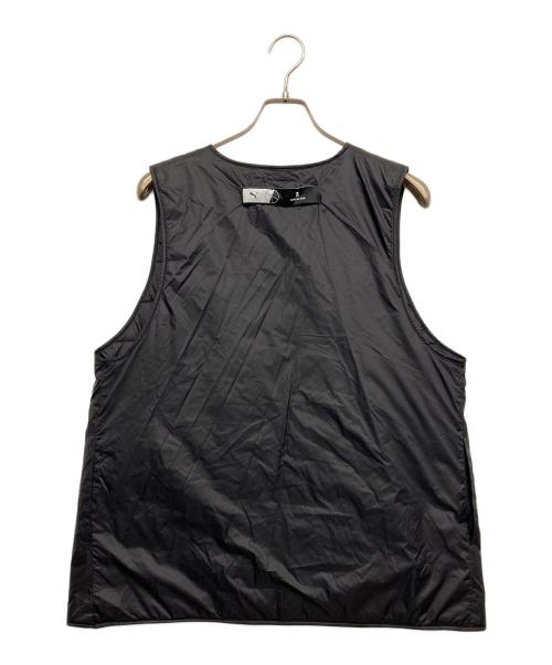 PUMA（プーマ）PUMA (プーマ) ANREALAGE (アンリアレイジ) 2in1 longcoat ブラック サイズ:Mの古着・服飾アイテム