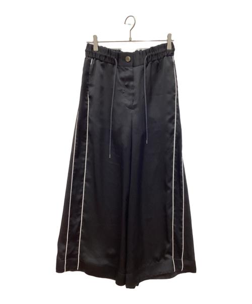 sacai（サカイ）sacai (サカイ) サイドプリーツパンツ ブラック サイズ:1の古着・服飾アイテム