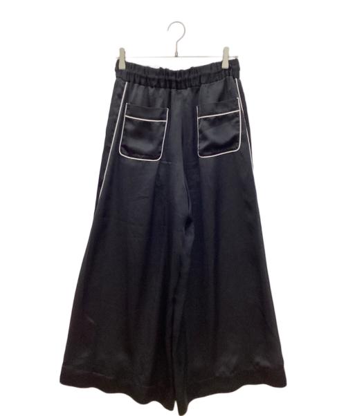 sacai（サカイ）sacai (サカイ) サイドプリーツパンツ ブラック サイズ:1の古着・服飾アイテム