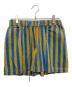 SZ Blockprints（エスゼットブロックプリント）の古着「ストライプショートパンツ」｜ブルー×イエロー