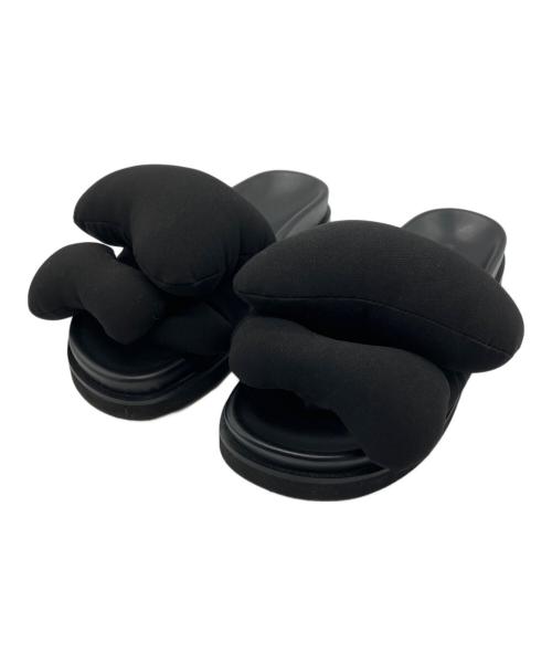 ENFOLD（エンフォルド）ENFOLD (エンフォルド) Seeds Sandals ブラック サイズ:37の古着・服飾アイテム