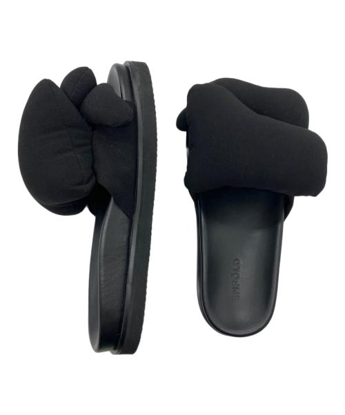 ENFOLD（エンフォルド）ENFOLD (エンフォルド) Seeds Sandals ブラック サイズ:37の古着・服飾アイテム