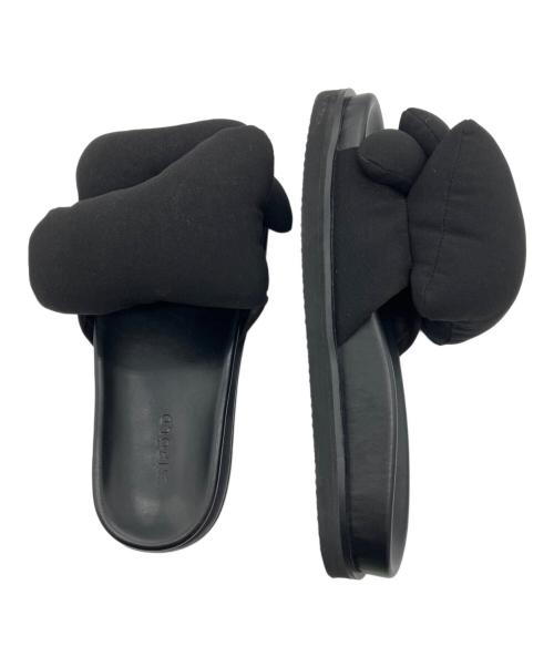 ENFOLD（エンフォルド）ENFOLD (エンフォルド) Seeds Sandals ブラック サイズ:37の古着・服飾アイテム