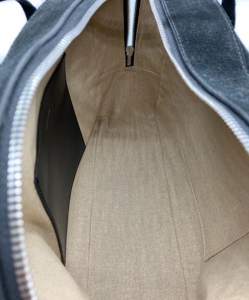 MAISON CANAU（メゾンカナウ）MAISON CANAU (メゾンカナウ) ボックスボストン L ブラックの古着・服飾アイテム