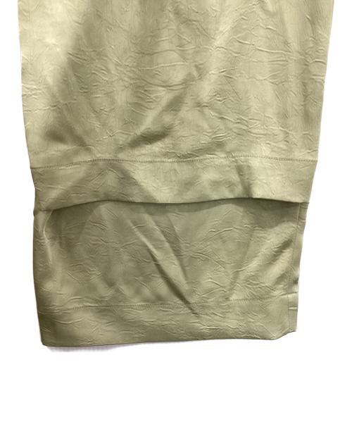 COEL（コエル）COEL (コエル) サテンギャザーリラックスパンツ ライトグリーン サイズ:36の古着・服飾アイテム
