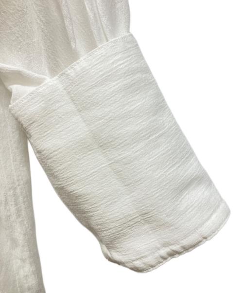 Whim Gazette（ウィムガゼット）Whim Gazette (ウィムガゼット) カスケードフリルブラウス オフホワイト サイズ:FREE 未使用品の古着・服飾アイテム