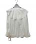Whim Gazette (ウィムガゼット) カスケードフリルブラウス オフホワイト サイズ:FREE 未使用品：15000円