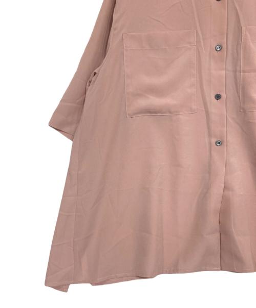 MANOF（マノフ）MANOF (マノフ) バックレイヤーシャツ ピンク サイズ:Fの古着・服飾アイテム