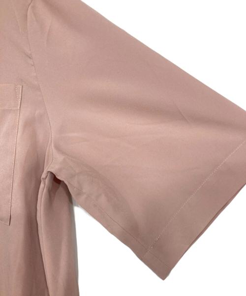 MANOF（マノフ）MANOF (マノフ) バックレイヤーシャツ ピンク サイズ:Fの古着・服飾アイテム