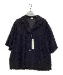 MANOF（マノフ）の古着「カットジャガードシャツ」｜ブラック