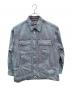 A BATHING APE（ア ベイシング エイプ）の古着「ACID WASH WORK SHIRT/アシッドウォッシュワークシャツ」｜インディゴ