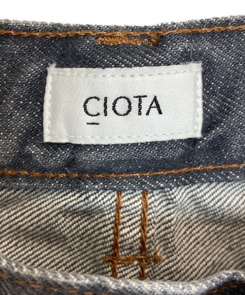 CIOTA（シオタ）CIOTA (シオタ) デニムパンツ ブラック サイズ:26の古着・服飾アイテム