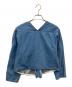 DES PRES (デ プレ) フレッシュブルーデニム レースアップブラウス ブルー サイズ:FREE：4500円
