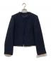 ANAYI（アナイ）の古着「ネイビーツイードクルージャケット」｜ネイビー