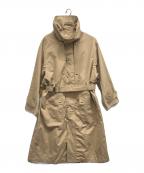 beautiful peopleビューティフルピープル）の古着「finx weather cloth anorak trench coat」｜ベージュ