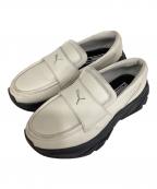 PUMAプーマ）の古着「LOAFYR WNS ALPINE SNOW　ローファー　アルパイン スノー」｜アイボリー