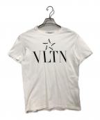 VALENTINOヴァレンティノ）の古着「ロゴプリントTシャツ」｜ホワイト