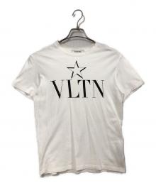 VALENTINO（ヴァレンティノ）の古着「ロゴプリントTシャツ」｜ホワイト