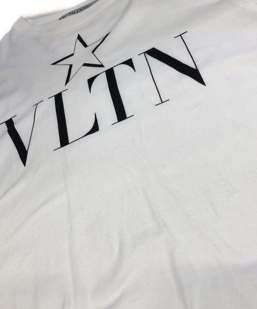 VALENTINO（ヴァレンティノ）VALENTINO (ヴァレンティノ) ロゴプリントTシャツ ホワイト サイズ:XXSの古着・服飾アイテム