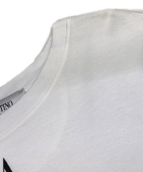 VALENTINO（ヴァレンティノ）VALENTINO (ヴァレンティノ) ロゴプリントTシャツ ホワイト サイズ:XXSの古着・服飾アイテム