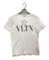 VALENTINO（ヴァレンティノ）の古着「ロゴプリントTシャツ」｜ホワイト