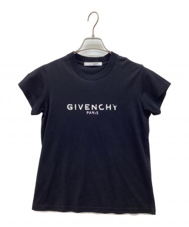 中古・古着通販】GIVENCHY (ジバンシィ) ロゴプリントTシャツ ブラック