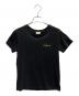 CELINE（セリーヌ）の古着「エンブロイダリー クルーネック 半袖Tシャツ」｜ブラック