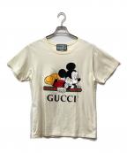 GUCCI×DISNEYグッチ×ディズニー）の古着「オーバーサイズTシャツ」｜アイボリー