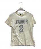 Christian Diorクリスチャン ディオール）の古着「J'ADIOR コットン×リネン Tシャツ」｜アイボリー