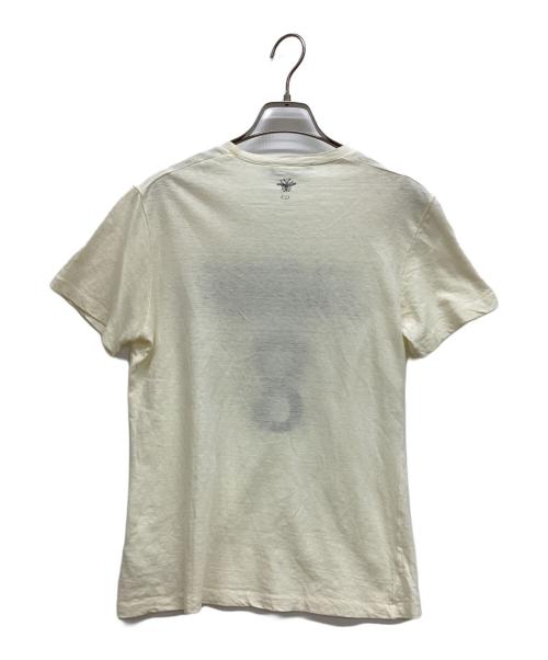Christian Dior（クリスチャン ディオール）Christian Dior (クリスチャン ディオール) J'ADIOR コットン×リネン Tシャツ アイボリー サイズ:XSの古着・服飾アイテム