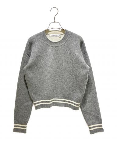 ディオール　J'ADIOR 8　カシミア　ボクシー ニット　セーター　　F36 人気 カシミヤ J'ADIOR 8 ボクシーセーター クリスチャン・ディオール