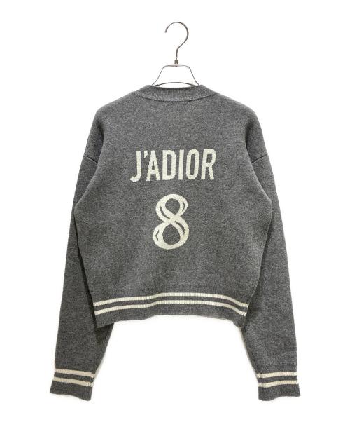 Christian Dior（クリスチャン ディオール）Christian Dior (クリスチャン ディオール) J'Adior 8 ボクシーセーター グレー サイズ:34の古着・服飾アイテム