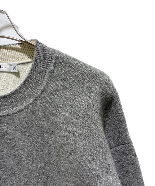 Christian Dior（クリスチャン ディオール）Christian Dior (クリスチャン ディオール) J'Adior 8 ボクシーセーター グレー サイズ:34の古着・服飾アイテム