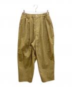 TIGHTBOOTH PRODUCTIONタイトブースプロダクション）の古着「RHOMBUS BALLOON PANTS」｜イエロー