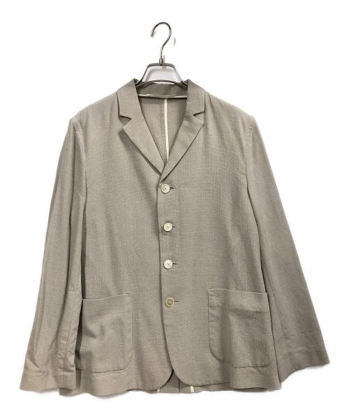 seya.（セヤ）seya. (セヤ) ウールシルクコットン4Bジャケット ベージュ サイズ:Sの古着・服飾アイテム