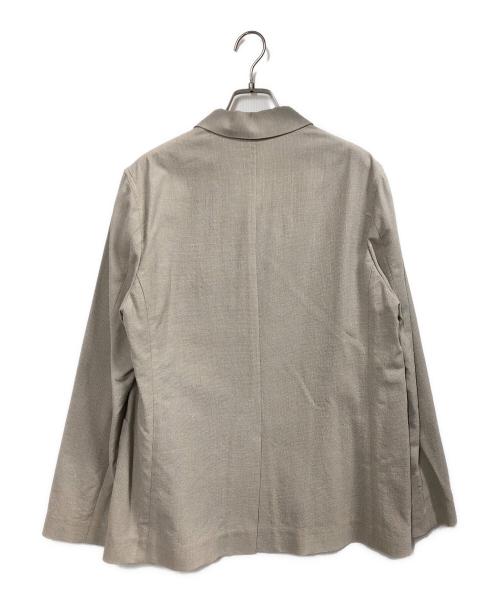 seya.（セヤ）seya. (セヤ) ウールシルクコットン4Bジャケット ベージュ サイズ:Sの古着・服飾アイテム