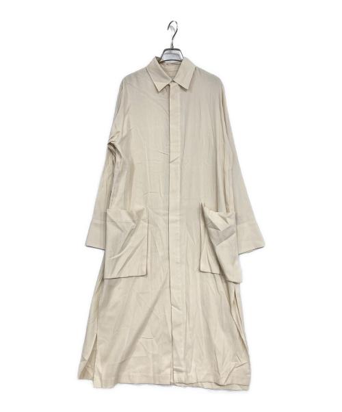 08sircus（ゼロエイトサーカス）08sircus (ゼロエイトサーカス) シャツワンピース イエロー サイズ:1の古着・服飾アイテム