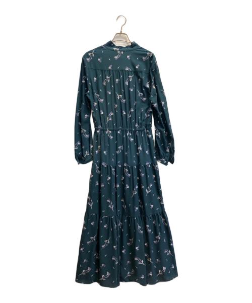 GRACE CONTINENTAL（グレースコンチネンタル）GRACE CONTINENTAL (グレースコンチネンタル) トバシフラワーワンピース グリーン サイズ:38の古着・服飾アイテム
