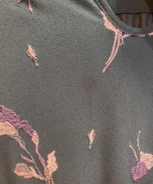 GRACE CONTINENTAL（グレースコンチネンタル）GRACE CONTINENTAL (グレースコンチネンタル) トバシフラワーワンピース グリーン サイズ:38の古着・服飾アイテム