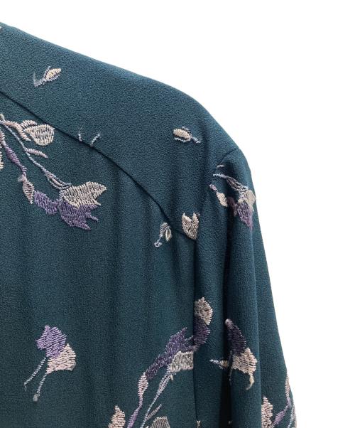 GRACE CONTINENTAL（グレースコンチネンタル）GRACE CONTINENTAL (グレースコンチネンタル) トバシフラワーワンピース グリーン サイズ:38の古着・服飾アイテム